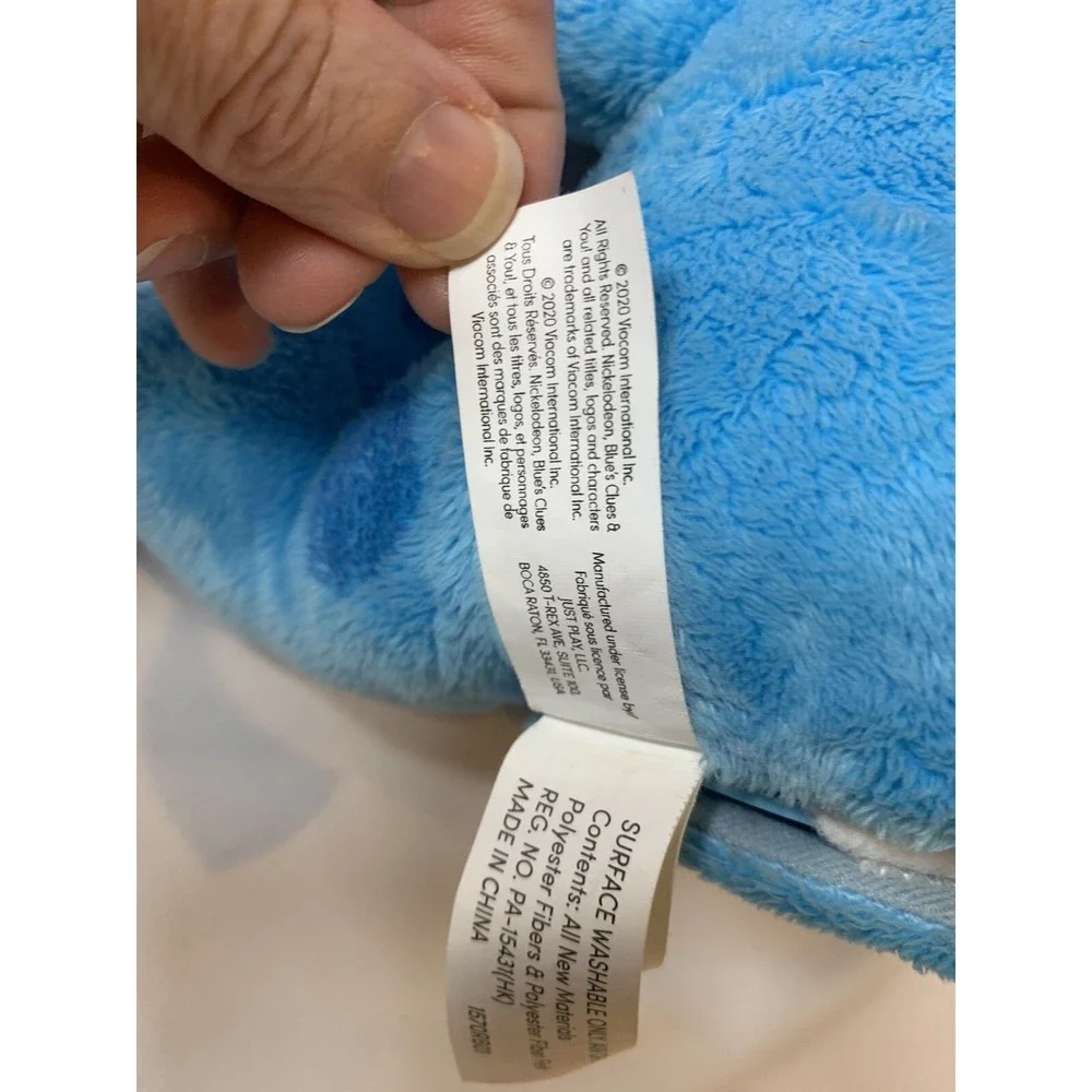 Blues Clues & You Peekaboo‎ Plush Blue Dog Sound Interactive Tested Working